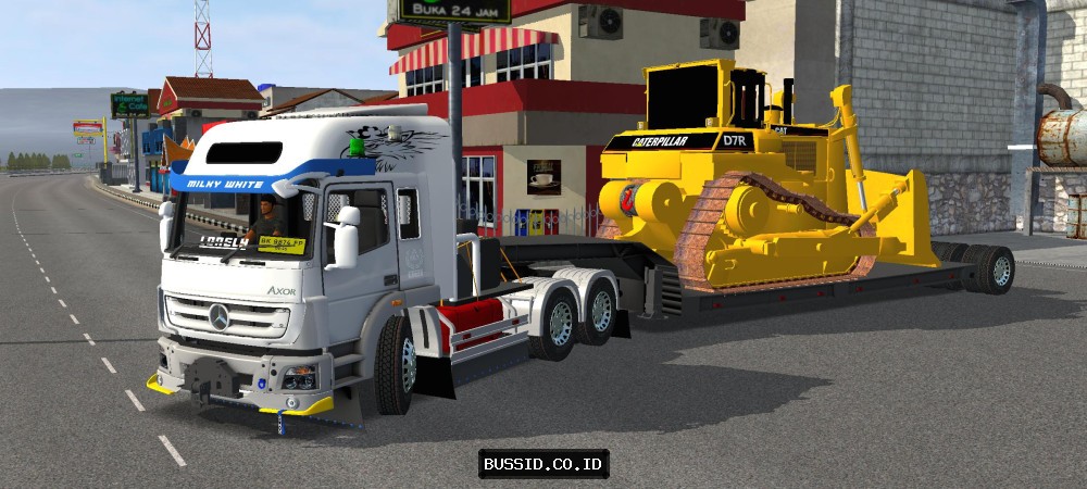 Mercedes Benz Axor Trailer Heavy Duty Buldozer