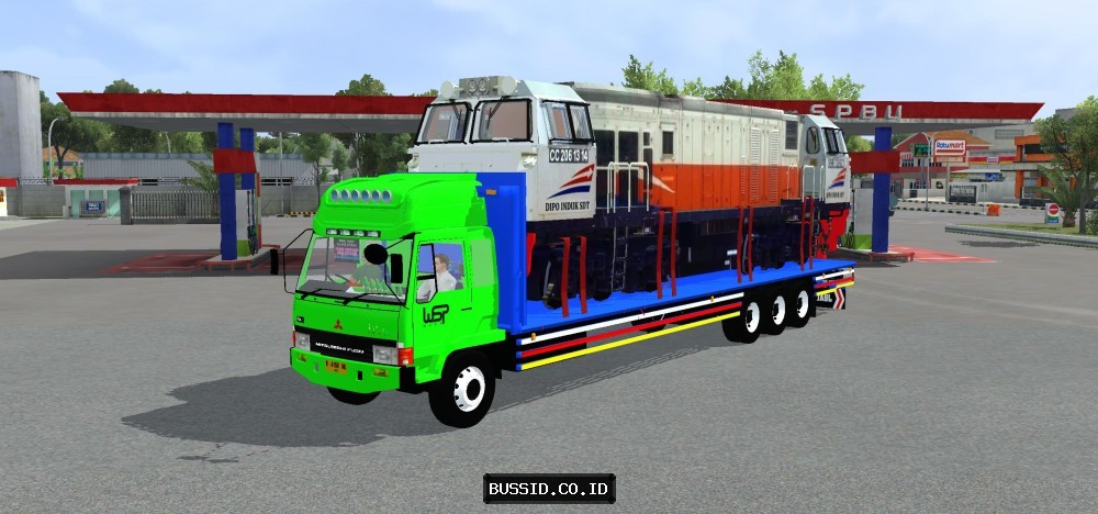 Fuso Fighter Muat Lokomotif