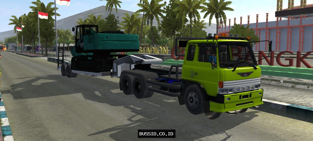 Hino Ranger Trailer Excavator