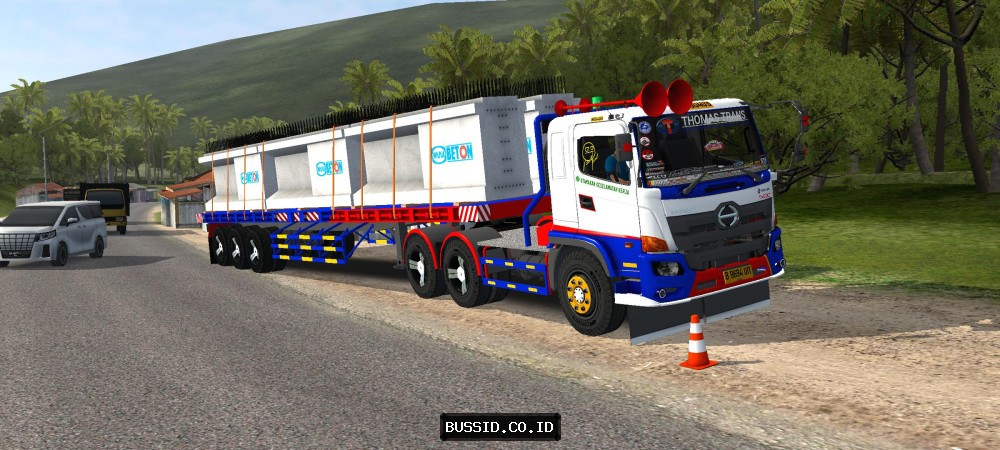 Hino 500 Trailer Beton